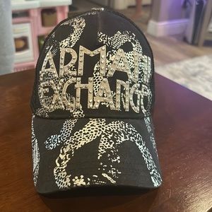 Armani exchange trucker hat